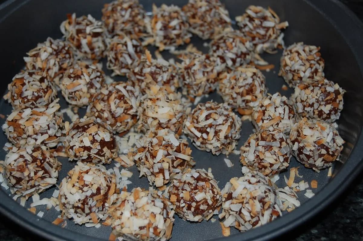 Photo of Chocolate coconut truffles